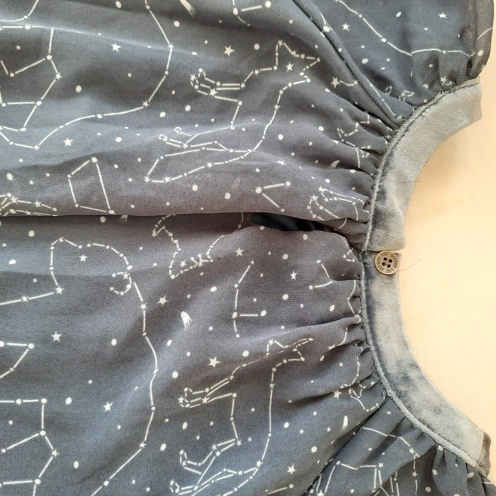 Genuine Kids OshKosh B'Gosh Girls Sheer Constellation Dress 4T
